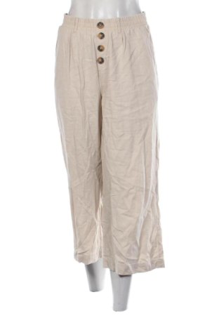 Pantaloni de velvet de femei Unbranded, Mărime L, Culoare Bej, Preț 46,99 Lei, #137550609
