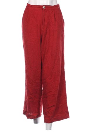 Pantaloni de velvet de femei Hema, Mărime L, Culoare Roșu, Preț 59,99 Lei, #137552676