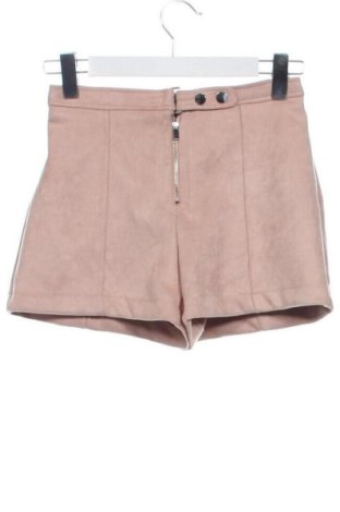 Дамски къс панталон Bershka, Размер XS, Цвят Пепел от рози, Цена 8,69 €, #137519597