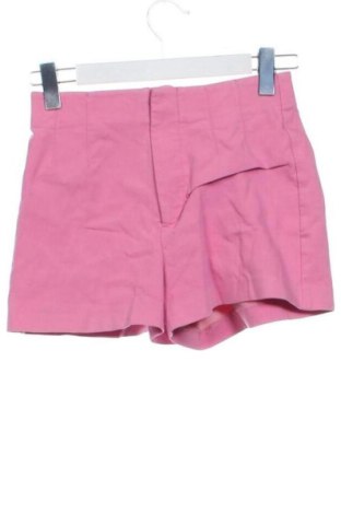 Pantaloni scurți de femei Zara, Mărime XS, Culoare Roz, Preț 92,99 Lei, #137523569