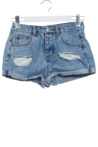 Pantaloni scurți de femei Pull&Bear, Mărime XS, Culoare Albastru, Preț 55,99 Lei, #137524528