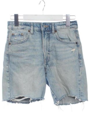 Pantaloni scurți de femei Zara, Mărime XS, Culoare Albastru, Preț 73,49 Lei, #137525024