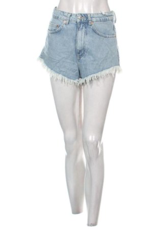 Pantaloni scurți de femei Stradivarius, Mărime S, Culoare Albastru, Preț 57,99 Lei, #137540192