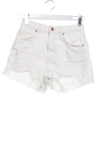Дамски къс панталон Bershka, Размер XS, Цвят Екрю, Цена 12,00 €, #137545175