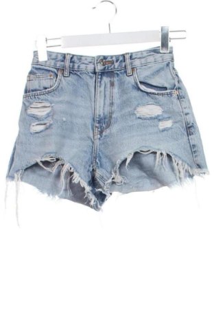 Дамски къс панталон Bershka, Размер XS, Цвят Син, Цена 10,00 €, #137545189