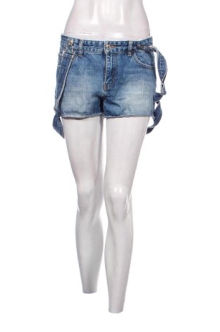 Pantaloni scurți de femei Pull&Bear, Mărime M, Culoare Albastru, Preț 59,37 Lei, #137555010