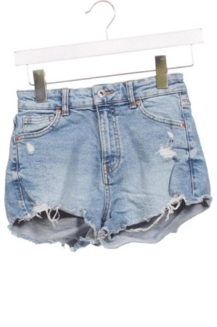 Дамски къс панталон Bershka, Размер XS, Цвят Син, Цена 10,10 €, #137558180