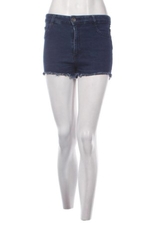 Pantaloni scurți de femei Bershka, Mărime M, Culoare Albastru, Preț 52,99 Lei, #137563227