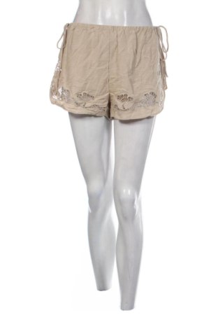Pantaloni scurți de femei H&M, Mărime M, Culoare Bej, Preț 58,99 Lei, #137572146