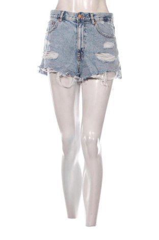 Pantaloni scurți de femei Pull&Bear, Mărime M, Culoare Albastru, Preț 57,74 Lei, #137573267