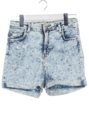 Damskie szorty Bershka, Rozmiar XS, Kolor Niebieski, Cena 42,34 zł, #137581381