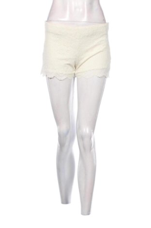 Pantaloni scurți de femei Zara, Mărime M, Culoare Ecru, Preț 83,99 Lei, #137557299