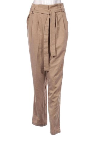 Pantaloni de femei Sinsay, Mărime L, Culoare Bej, Preț 59,51 Lei, #137546367