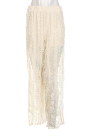 Pantaloni de femei SHEIN, Mărime L, Culoare Ecru, Preț 62,99 Lei, #137547060