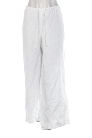 Pantaloni de femei H&M, Mărime XXL, Culoare Alb, Preț 117,10 Lei, #137550751