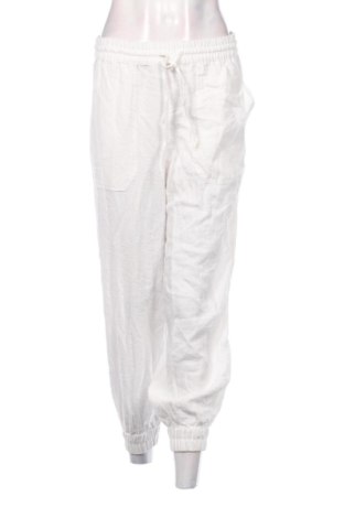 Pantaloni de femei Zara, Mărime M, Culoare Alb, Preț 95,99 Lei, #137551011