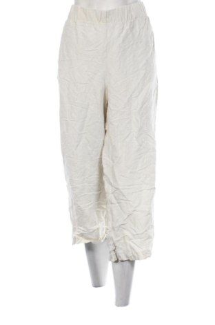 Pantaloni de femei H&M, Mărime XL, Culoare Ecru, Preț 74,99 Lei, #137552308