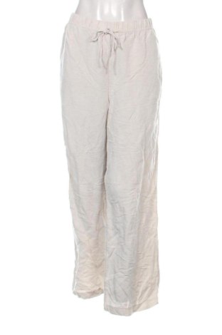 Pantaloni de femei H&M, Mărime L, Culoare Ecru, Preț 78,99 Lei, #137555192