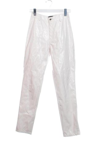 Damskie spodnie Pretty Little Thing, Rozmiar XS, Kolor ecru, Cena 42,34 zł, #137555713