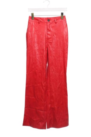 Damskie spodnie SHEIN, Rozmiar XS, Kolor Czerwony, Cena 31,45 zł, #137562646