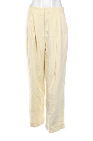 Pantaloni de femei Zara, Mărime M, Culoare Ecru, Preț 161,42 Lei, #137563144