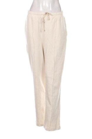 Pantaloni trening de femei H&M, Mărime L, Culoare Ecru, Preț 57,74 Lei, #137567943