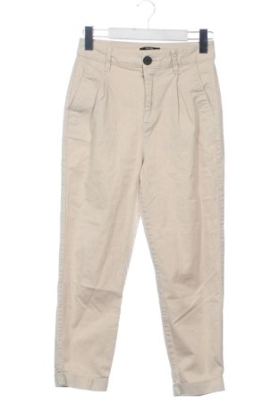Дамски панталон Bershka, Размер S, Цвят Бежов, Цена 13,00 €, #137568217