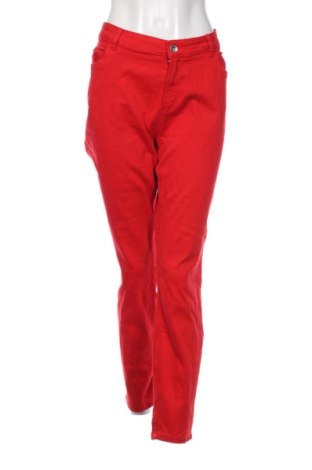 Pantaloni de femei Tchibo, Mărime XL, Culoare Roșu, Preț 62,99 Lei, #137574535