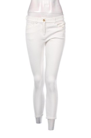 Damskie spodnie Cavalli Class, Rozmiar M, Kolor ecru, Cena 252,44 zł, #137575924