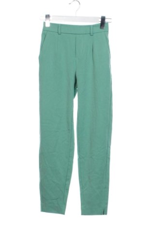 Дамски панталон Object, Размер XS, Цвят Зелен, Цена 10,22 €, #137581376
