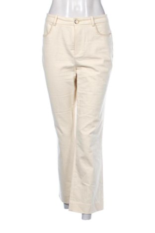 Дамски панталон Massimo Dutti, Размер M, Цвят Екрю, Цена 34,00 €, #137588107