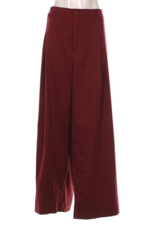 Dámske nohavice SHEIN, Veľkosť 4XL, Farba Červená, Cena  16,00 €, #137598872