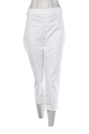 Damskie spodnie Janina, Rozmiar 3XL, Kolor Biały, Cena 75,81 zł, #137565540