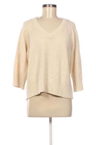 Pulover de femei Zara, Mărime L, Culoare Ecru, Preț 81,00 Lei, #137562716