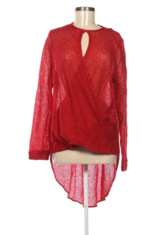 Дамски пуловер Caramella Fashion, Размер S, Цвят Червен, Цена 46,00 €, #137595766