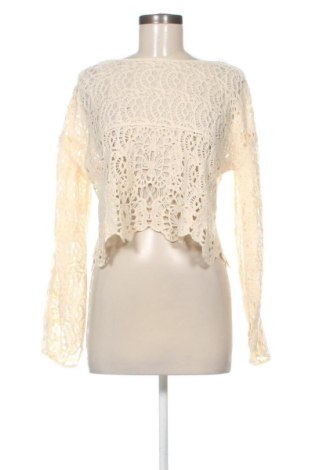 Damski sweter Zara, Rozmiar L, Kolor ecru, Cena 55,04 zł, #137556452