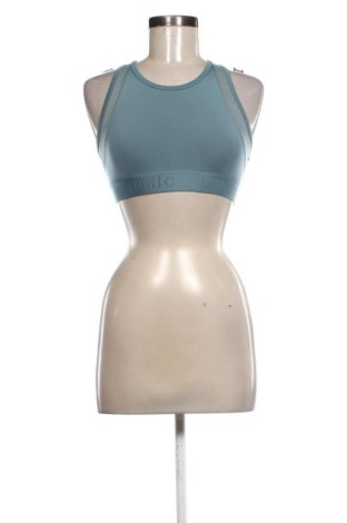 Top sport de damă. H&M, Mărime XS, Culoare Albastru, Preț 36,74 Lei, #137586472