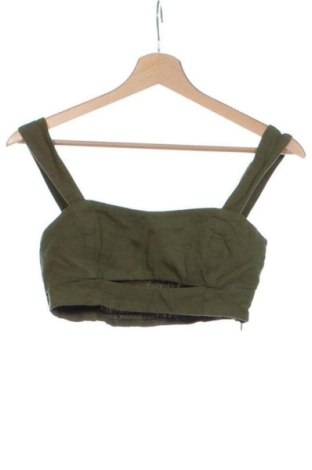 Дамски топ Bershka, Размер S, Цвят Зелен, Цена 12,27 €, #137555963