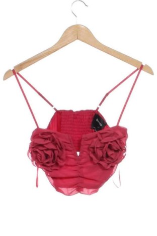 Top de femei Bershka, Mărime S, Culoare Roșu, Preț 74,00 Lei, #137559150