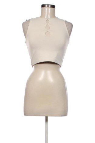 Top de femei Stradivarius, Mărime S, Culoare Ecru, Preț 77,99 Lei, #137559471