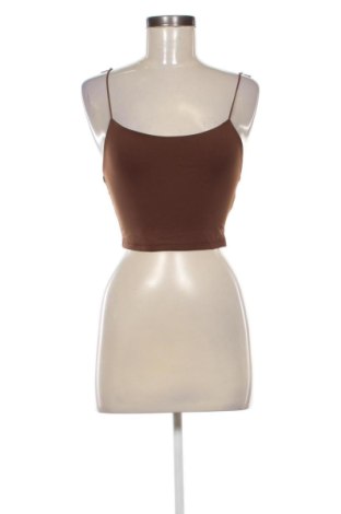 Top de femei Bershka, Mărime XS, Culoare Maro, Preț 68,00 Lei, #137563373