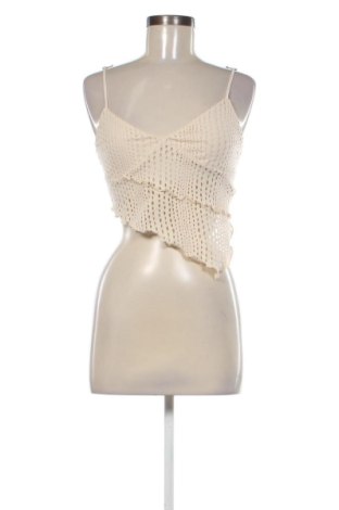 Top de femei Bershka, Mărime S, Culoare Bej, Preț 77,99 Lei, #137565006