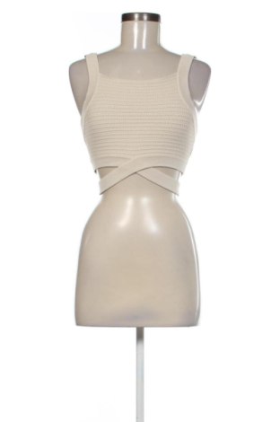 Top de femei Bershka, Mărime M, Culoare Bej, Preț 65,99 Lei, #137572812