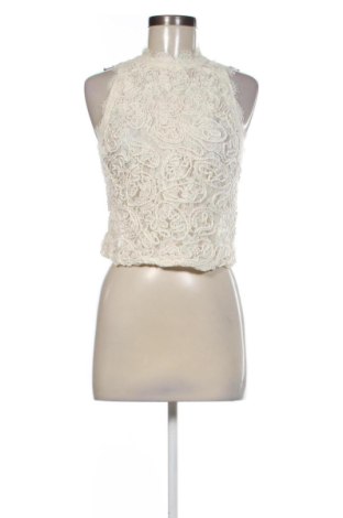Top de femei Zara, Mărime S, Culoare Ecru, Preț 87,99 Lei, #137588738