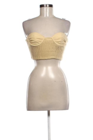 Damski top Zara, Rozmiar XS, Kolor Beżowy, Cena 63,50 zł, #137601243
