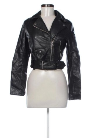 Női bőrdzseki Bershka, Méret S, Szín Fekete, Ár 8 309 Ft, #137559446