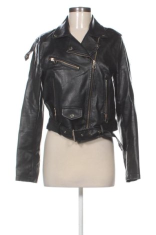 Geacă de piele pentru femei Sinsay, Mărime XL, Culoare Negru, Preț 110,00 Lei, #137560471