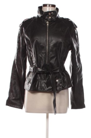 Geacă de piele pentru femei Unbranded, Mărime M, Culoare Negru, Preț 110,23 Lei, #137562663