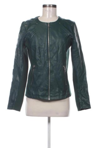 Дамско кожено яке Ms Mode, Размер L, Цвят Зелен, Цена 22,49 €, #137573687