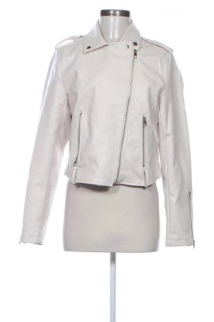 Damen Lederjacke Sinsay, Größe L, Farbe Ecru, Preis € 21,85, #137591752